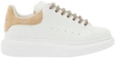 Order (W) 알렉산더 맥퀸 오버사이즈 스니커즈 '화이트 카멜' 718139-WIEE5-9385