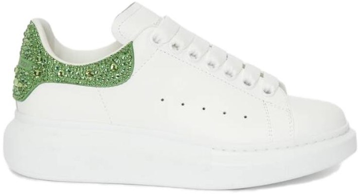 (W) 亚历山大·麦昆白色酸性绿色水晶厚底运动鞋 718243-WIA4Z-8964 Order (W) 亚历山大·麦昆白色酸性绿色水晶厚底运动鞋 718243-WIA4Z-8964