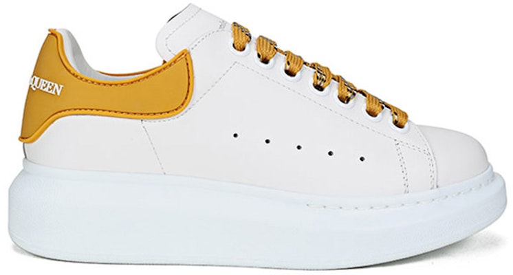 (Women) Alexander McQueen Oversized Sneaker 'White Mimosa' 621056WHXMT9718 Order (Women) Alexander McQueen Oversized Sneaker 'White Mimosa' 621056WHXMT9718