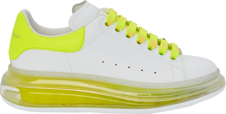 亞歷山大·麥昆 光滑皮革時尚板鞋 女款 白黃 Order 亞歷山大·麥昆 光滑皮革時尚板鞋 女款 白黃