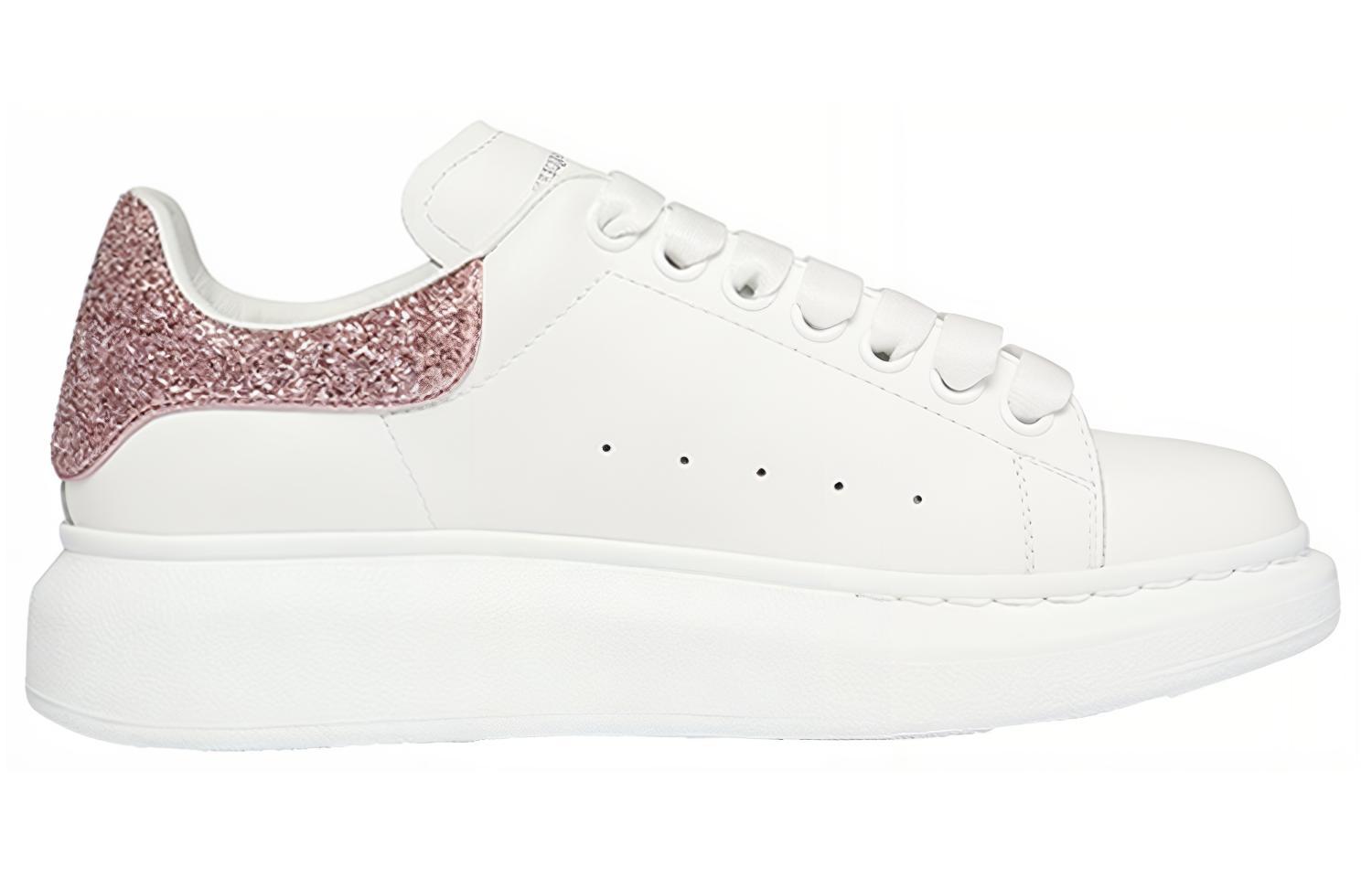 (W) Alexander McQueen Oversized Sneaker 'White Pink Sequin' 圖 2