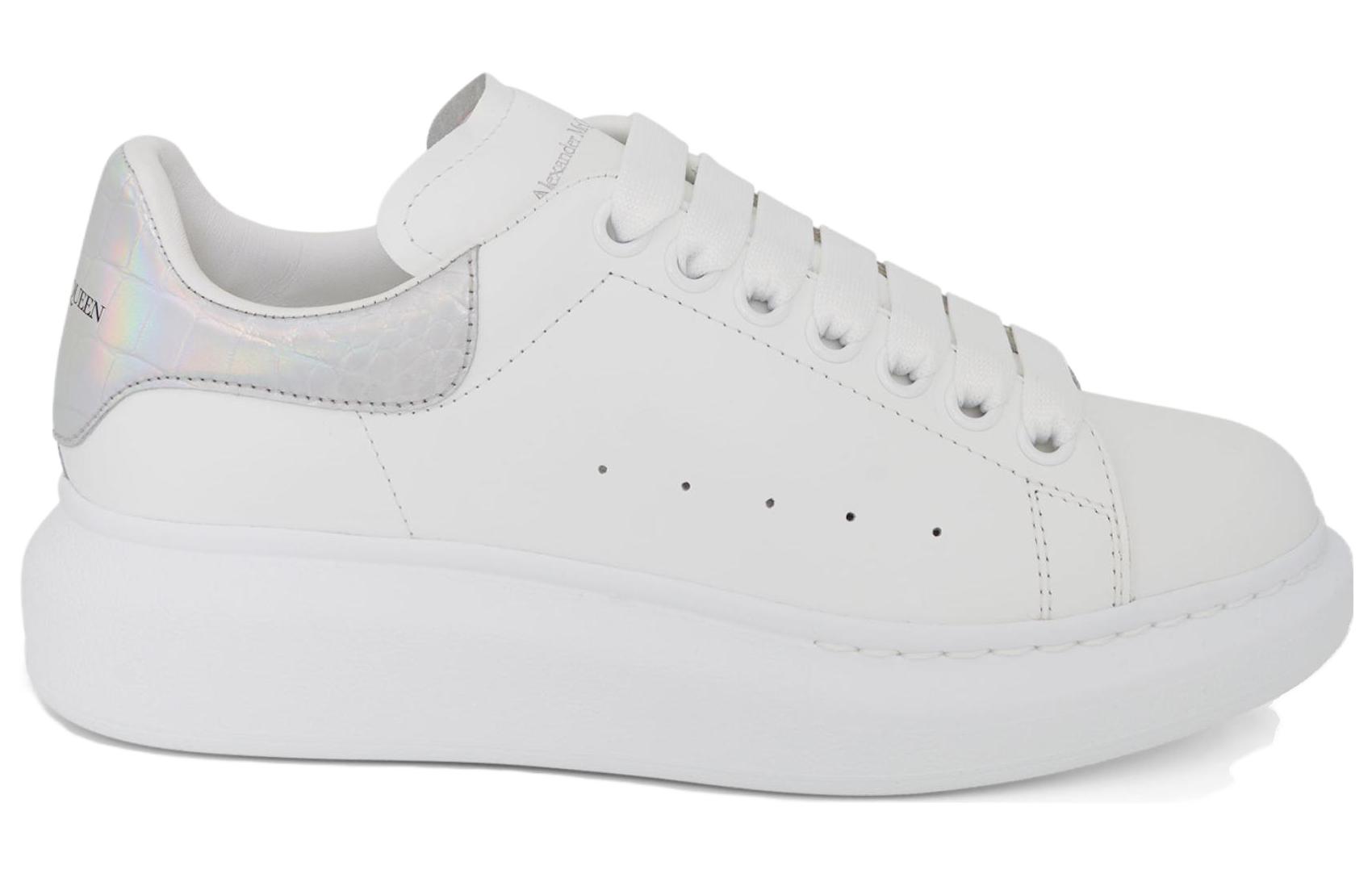 Order (W) 알렉산더 맥퀸 오버사이즈 스니커즈 '화이트 이리데센트' 553770-WIB9V-9637