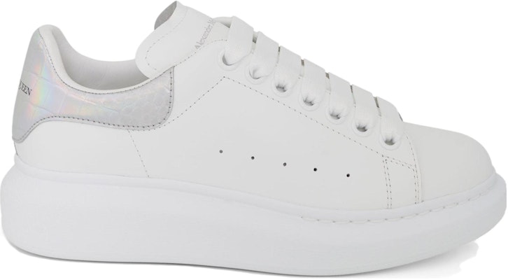 (W) Alexander McQueen Oversized Sneaker 'Putih Iridescent' 553770-WIB9V-9637 Order (W) Alexander McQueen Oversized Sneaker 'Putih Iridescent' 553770-WIB9V-9637