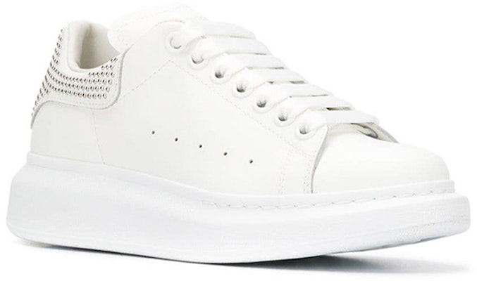 (W) Alexander McQueen Oversized Sneaker 'Putih Perak' 611696-WHQYW-9071 Order (W) Alexander McQueen Oversized Sneaker 'Putih Perak' 611696-WHQYW-9071