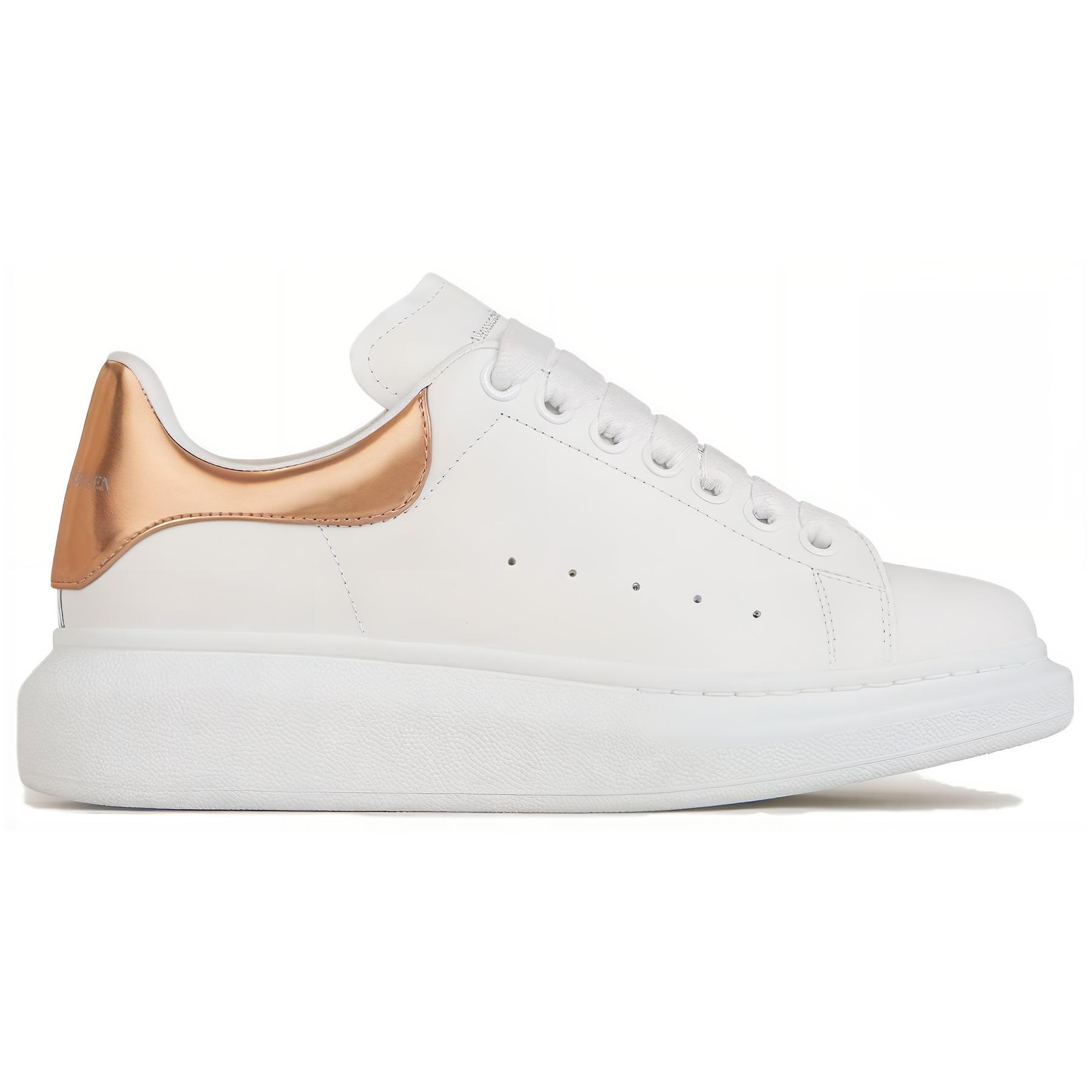 Order (W) アレキサンダー・マックイーン オーバーサイズスニーカー 白/ローズゴールド 718232-WIE82-9053