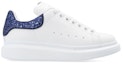 Order (W) (女性用) アレキサンダー マックイーン オーバーサイズスニーカー 'ホワイト ネイビー グリッター' 558945-WIA4Y-9095 558945-WIA4Y-9095