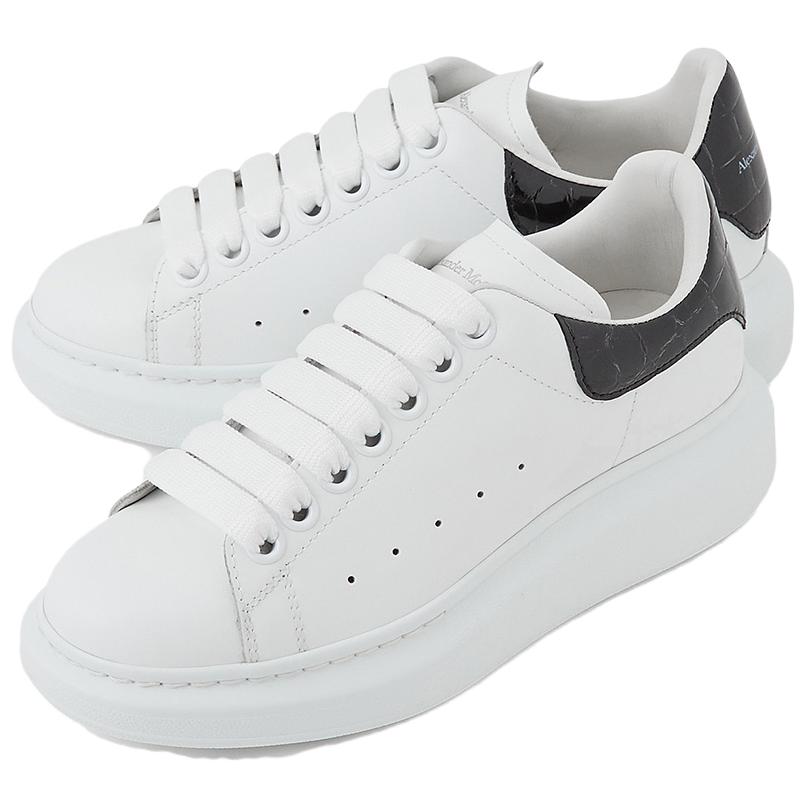 (W) Alexander McQueen Oversized Sneaker 'White Black' 圖 2