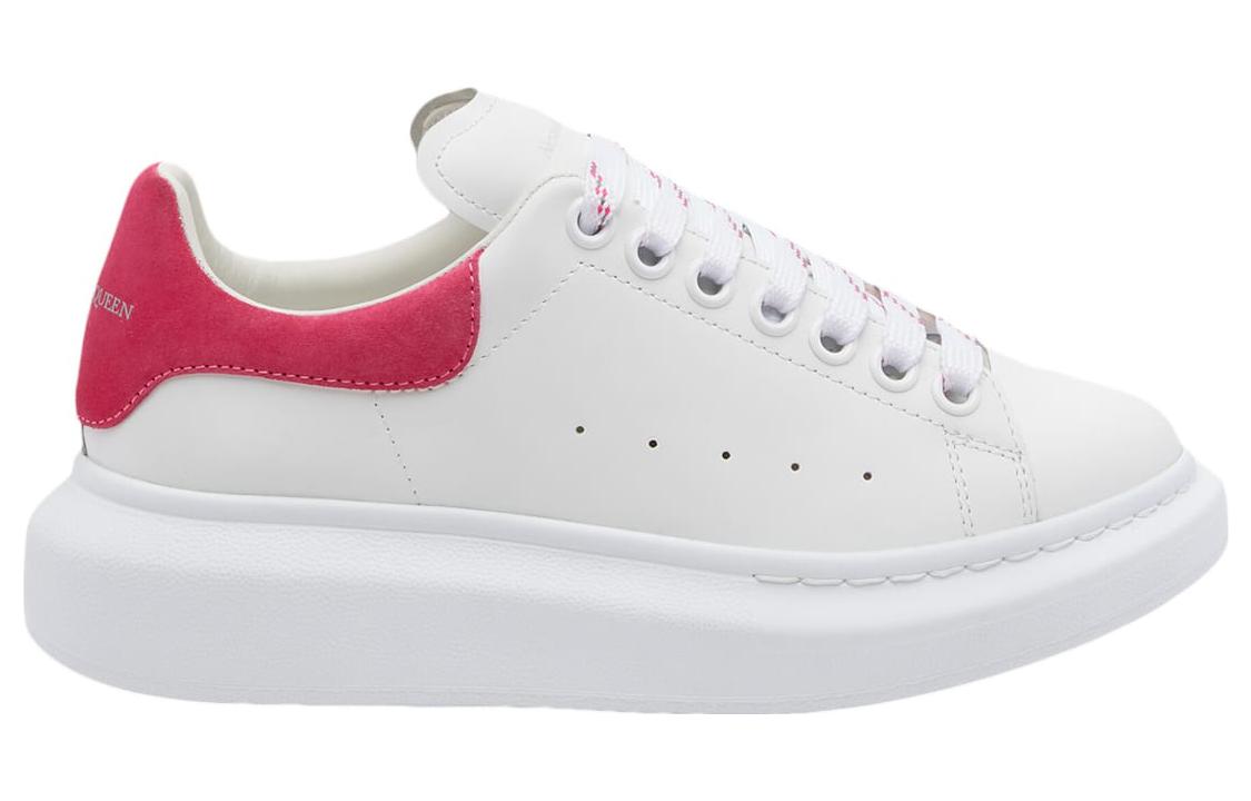 Order Alexander McQueen亞歷山大麥昆 小牛皮 舒適 綁帶 低筒 運動鞋 女款 白粉色