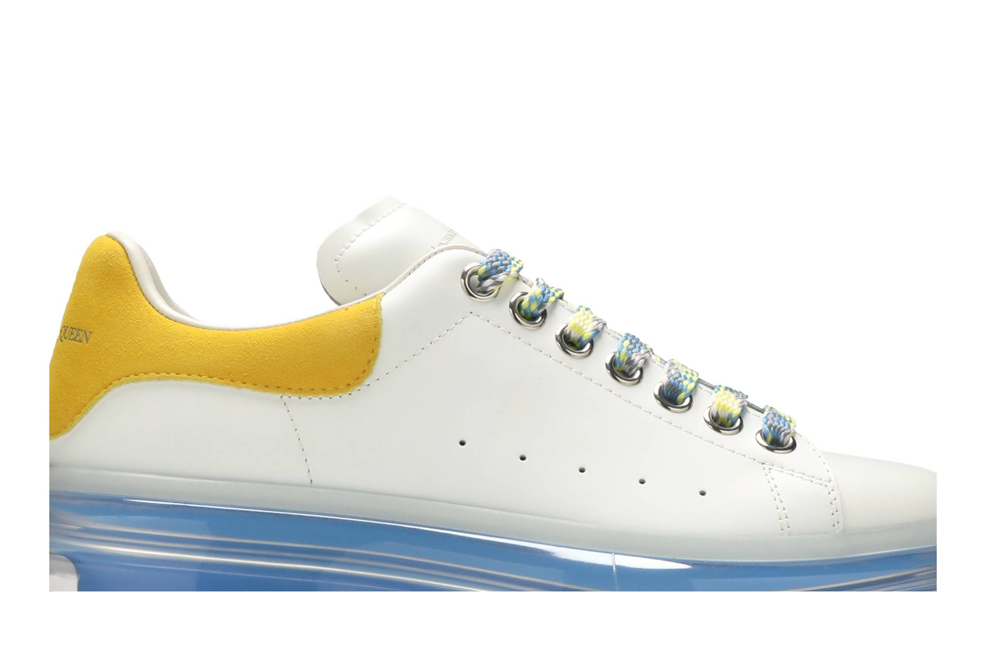 Order 亞歷山大·麥昆 寬型運動 時尚板鞋 女款 白藍黃