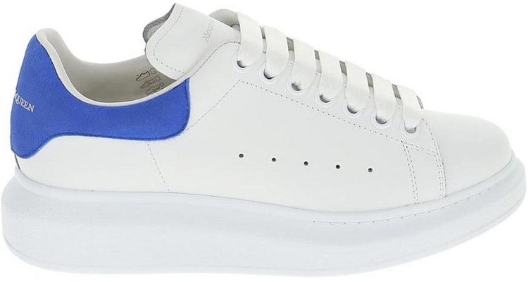 (W) Alexander McQueen Oversized Sneaker 'Putih Biru Elektrik' 553770-WHGP7-9255 Order (W) Alexander McQueen Oversized Sneaker 'Putih Biru Elektrik' 553770-WHGP7-9255