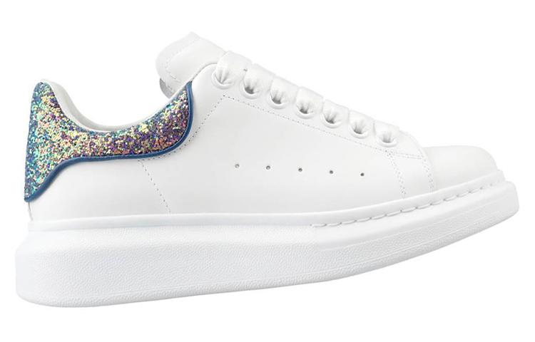 Order (W) Alexander McQueen Oversized Sneaker 'Putih Glitter' 558945-WICG5-9994