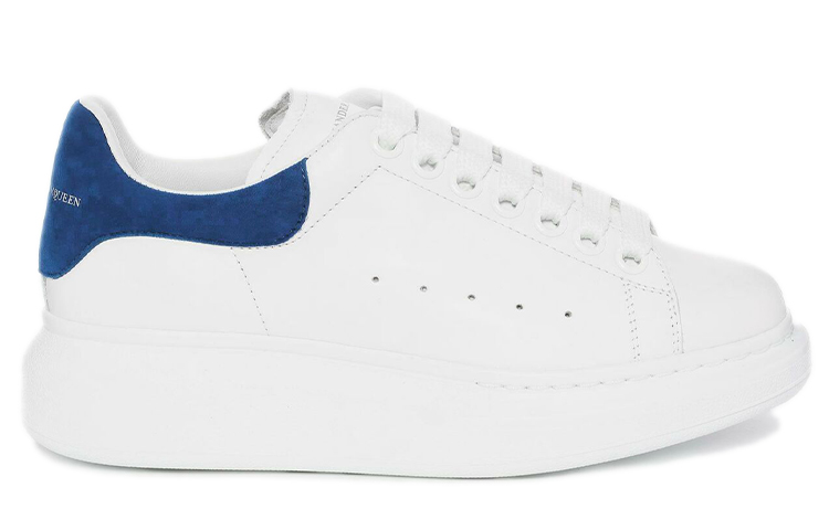 Order (W) 亚历山大·麦昆巴黎蓝配色大号白色运动鞋 462214-WHGP7-9086