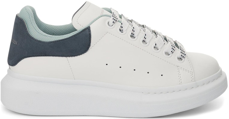 (W) Alexander McQueen Oversized Sneaker 'Putih Anthracite Mint' 697103-WIBNH-9890 Order (W) Alexander McQueen Oversized Sneaker 'Putih Anthracite Mint' 697103-WIBNH-9890