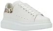 Order (W) Alexander McQueen Oversized Sneaker 'Putih Python Alami' 553770-WHWKC-9306