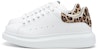 (W) Alexander McQueen Kasut ‘White Leopard’ Besar Terlebih Saiz 650787-WHZ4T-9316
