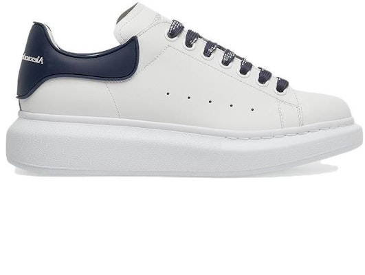 (W) Alexander McQueen Oversized Sneaker 'Putih Biru Dakwat' 621056-WHXMT-9164 Order (W) Alexander McQueen Oversized Sneaker 'Putih Biru Dakwat' 621056-WHXMT-9164