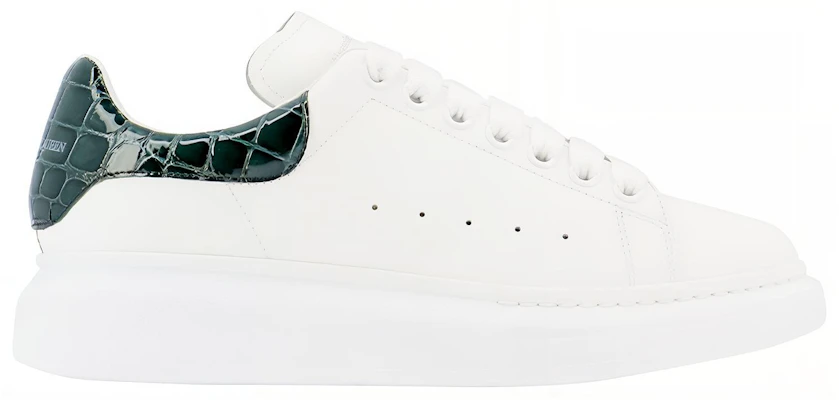 (W) Alexander McQueen Oversized Sneaker ''Putih Hijau'' 553770-WHXMY-9448 Order (W) Alexander McQueen Oversized Sneaker ''Putih Hijau'' 553770-WHXMY-9448