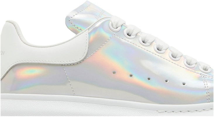 亞歷山大·麥昆 彩虹邊 時尚板鞋 女款 白色 Order 亞歷山大·麥昆 彩虹邊 時尚板鞋 女款 白色