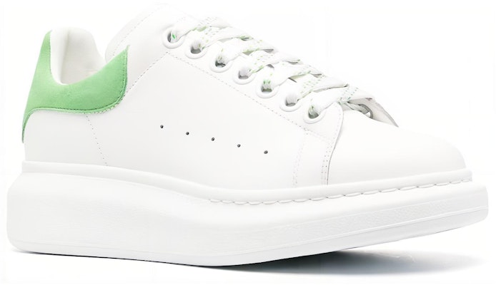 (W) Alexander McQueen Oversized Sneaker 'Putih Hijau Asid' 718139-WHGP7-8964 Order (W) Alexander McQueen Oversized Sneaker 'Putih Hijau Asid' 718139-WHGP7-8964