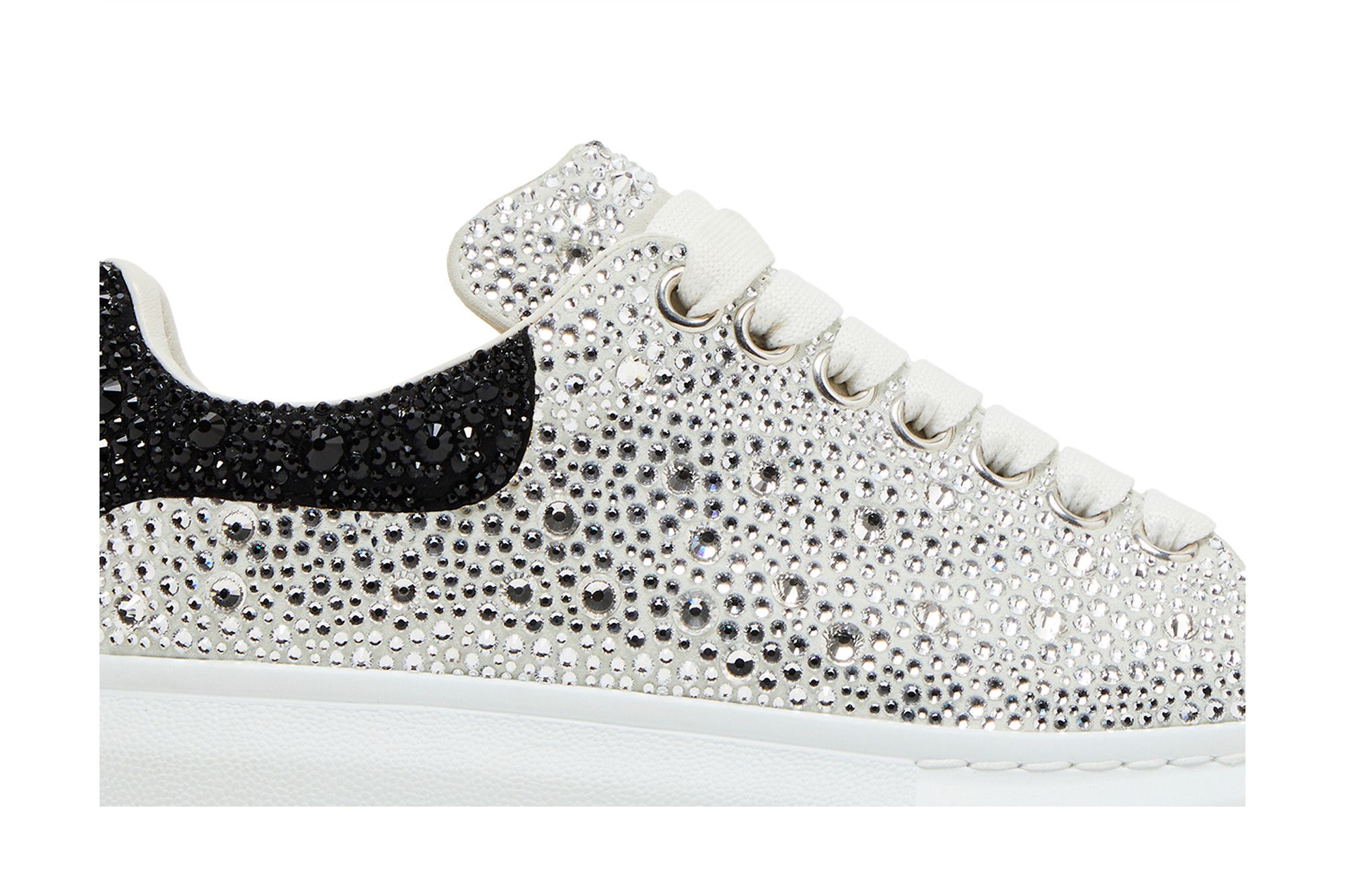 Order (W) Zapatillas Alexander McQueen Oversized 'Blanco Negro Cristal' 611697-WHZ39-9329