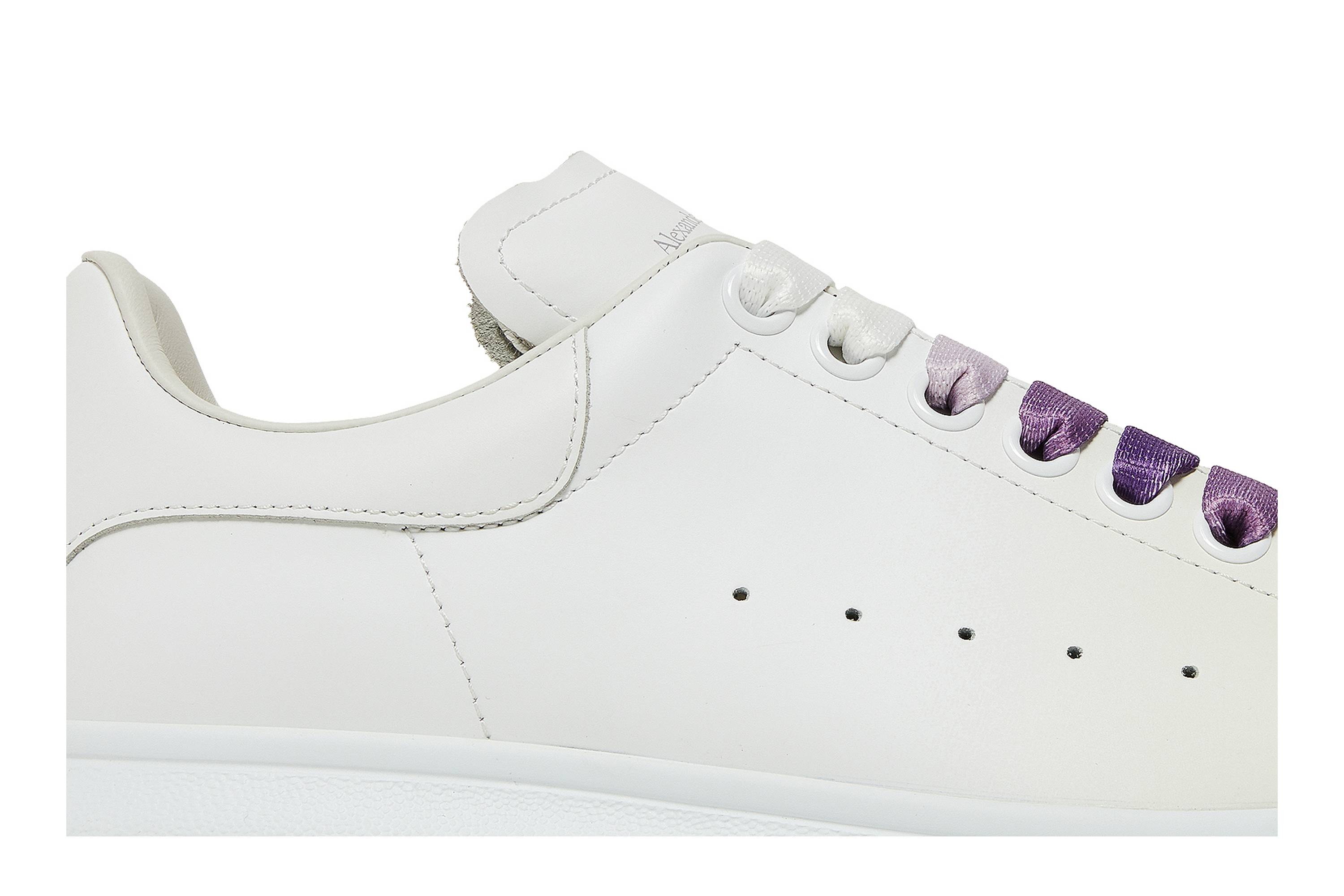 Order (W) Alexander McQueen Oversized Sneaker 'Putih Violet' 650791-WHZ4N-9104