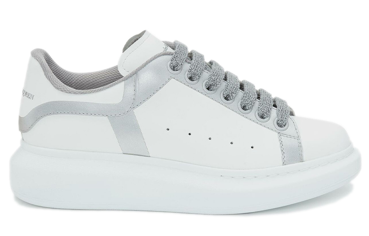(W) Alexander McQueen Oversized Sneaker 'White Silver' 圖 2