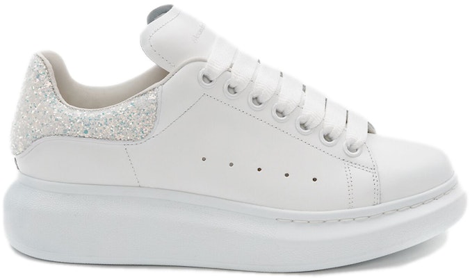 (W) Alexander McQueen Oversized Sneaker 'Putih Iridescent' 558945-WIB9T-9550 Order (W) Alexander McQueen Oversized Sneaker 'Putih Iridescent' 558945-WIB9T-9550