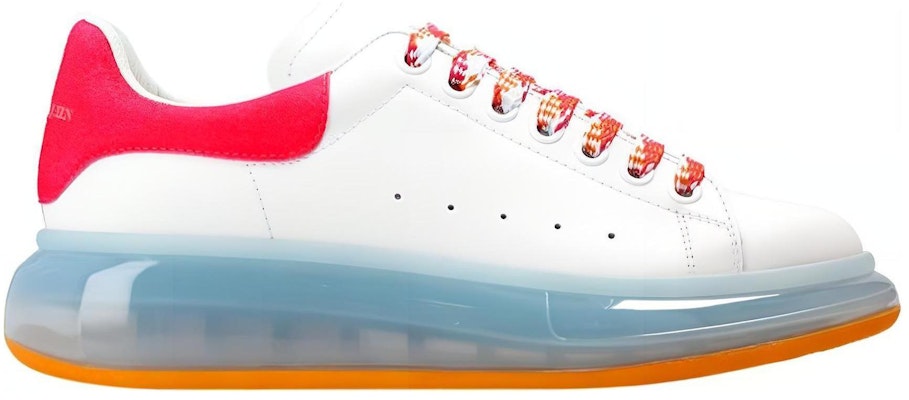 (W) 알렉산더 맥퀸 오버사이즈 스니커즈 '화이트 핑크' 611698-WHXMA-9478 Order (W) 알렉산더 맥퀸 오버사이즈 스니커즈 '화이트 핑크' 611698-WHXMA-9478