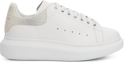 (W) 알렉산더 맥퀸 오버사이즈 스니커즈 '화이트 크록' 718233WICG68959 Order (W) 알렉산더 맥퀸 오버사이즈 스니커즈 '화이트 크록' 718233WICG68959