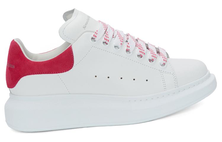 Order (W) Alexander McQueen Kasut Terlampau Besar 'Putih Peony Pink' 553770-WHGP7-9444