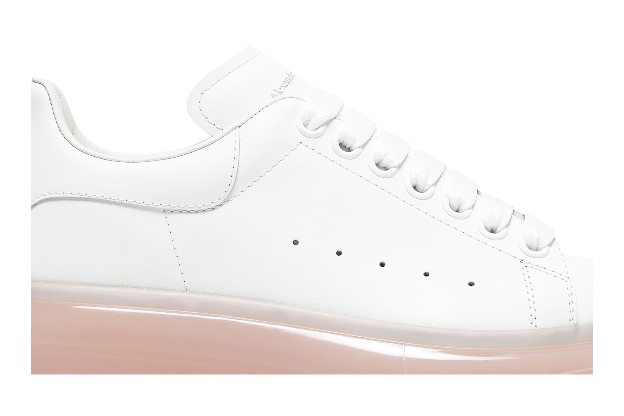 Order (W) Alexander McQueen Zapatillas Oversized 'Blanco Oro Rosa' 611698-WHYBY-9053