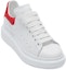 Order (W) Alexander McQueen Oversized Sneaker 'Putih Merah' 462214-WHGP7-9676
