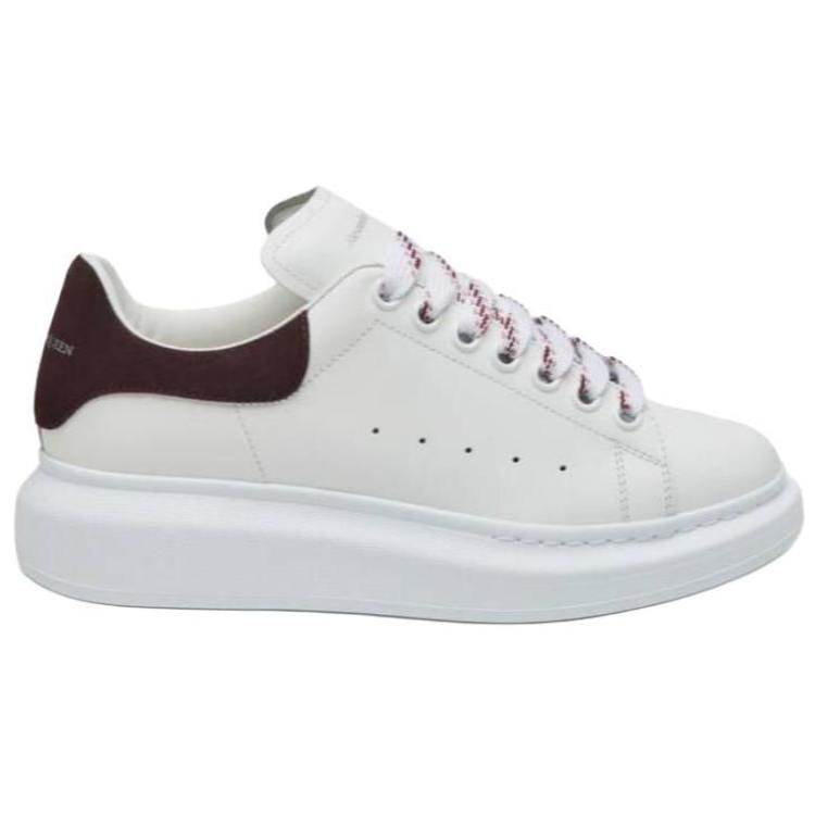 Order (W) 亚历山大·麦昆白色深酒红厚底运动鞋 718139-WIE98-8719
