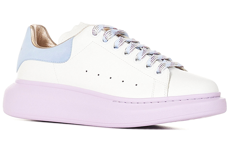 Order (W) Alexander McQueen Zapatillas Oversized 'Blanco Azul Lila' 553770-WIAF9-9554