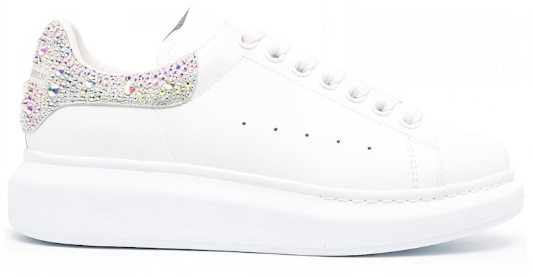 (W) Alexander McQueen Kasut Oversaiz 'Kristal Putih' 666407-WIA4Z-9069 Order (W) Alexander McQueen Kasut Oversaiz 'Kristal Putih' 666407-WIA4Z-9069