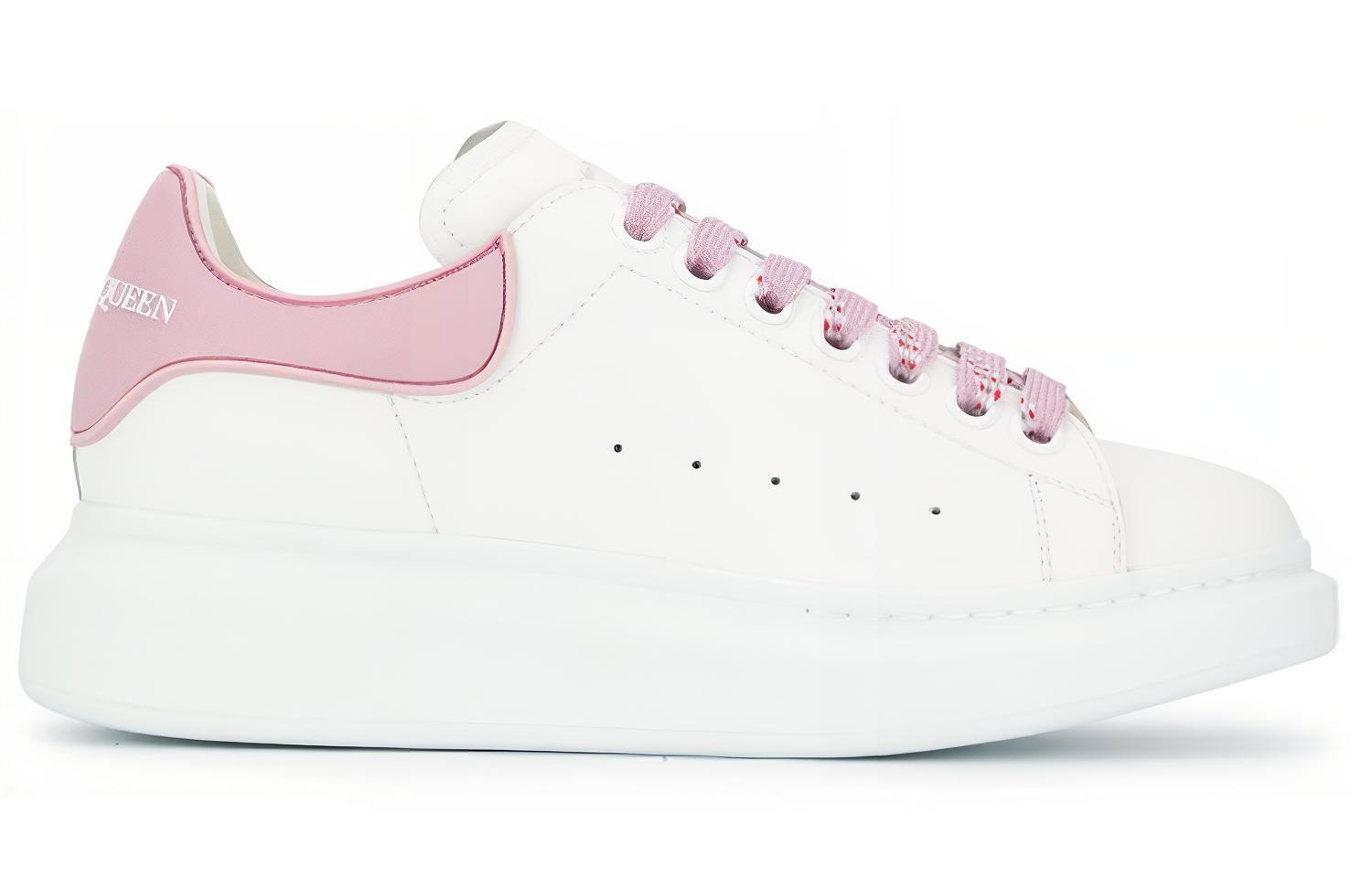 Order (W) 알렉산더 맥퀸 오버사이즈 스니커즈 '화이트 핑크' 621056 WHXMT 9377