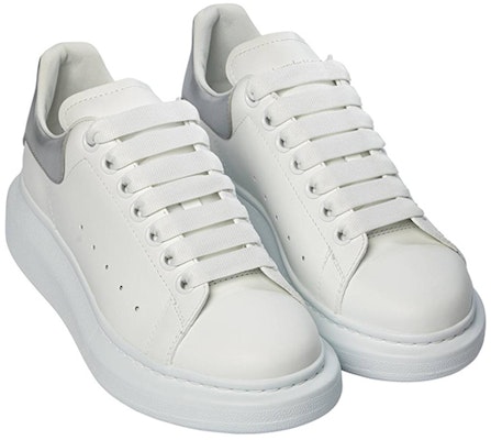 (W) Alexander McQueen Sepatu Oversized 'Putih Perak'. 718232-WICGI-9071 Lookbook (W) Alexander McQueen Sepatu Oversized 'Putih Perak'. 718232-WICGI-9071