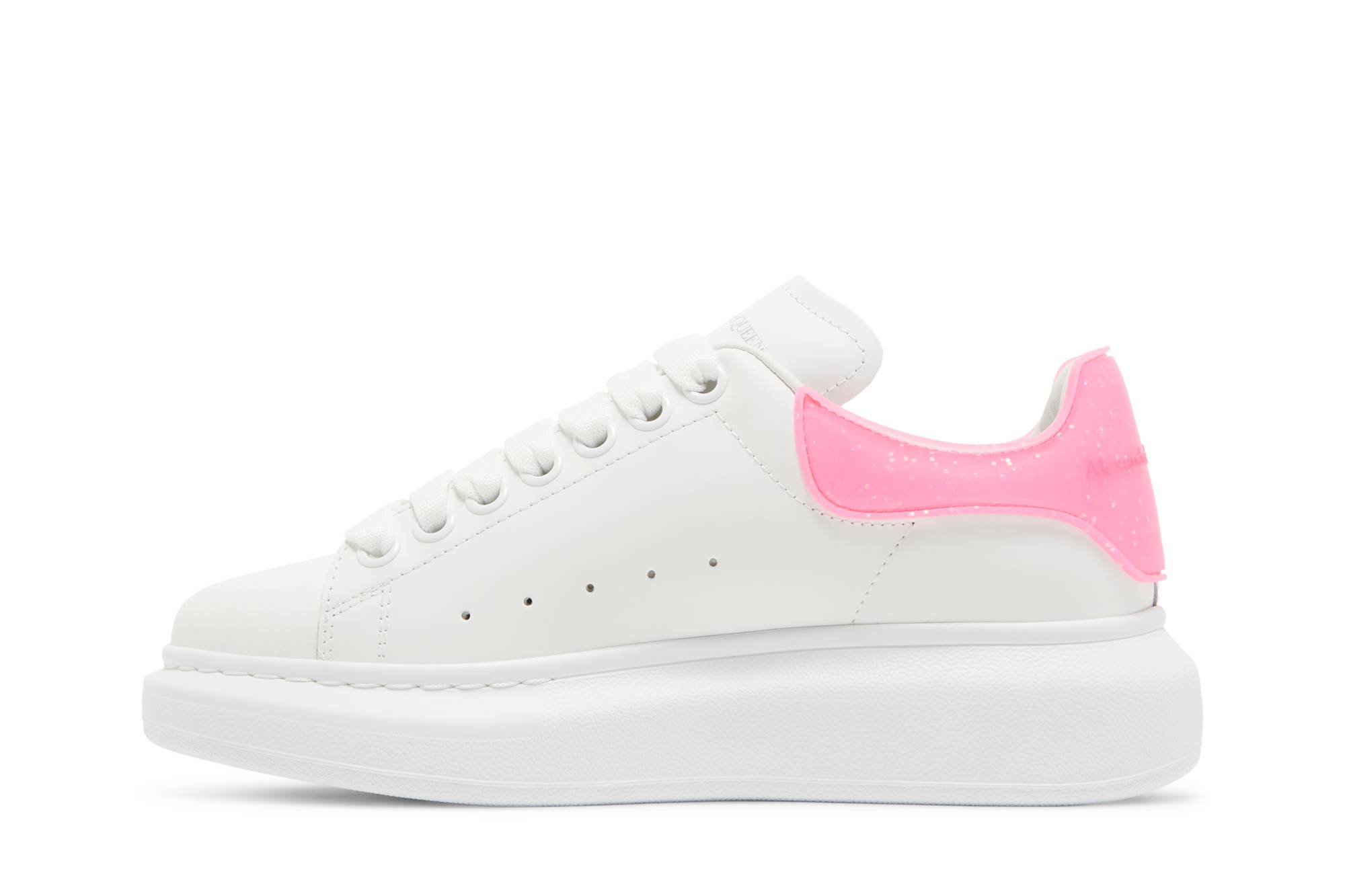 (W) Alexander McQueen Oversized Sneaker 'White Bright Pink' 圖 3