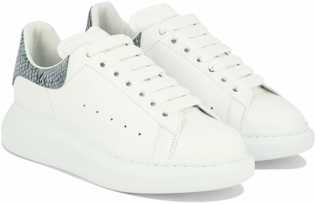 Alexander McQueen亞歷山大麥昆 低筒圓頭繫帶 時尚板鞋 女款 白色 Lookbook Alexander McQueen亞歷山大麥昆 低筒圓頭繫帶 時尚板鞋 女款 白色