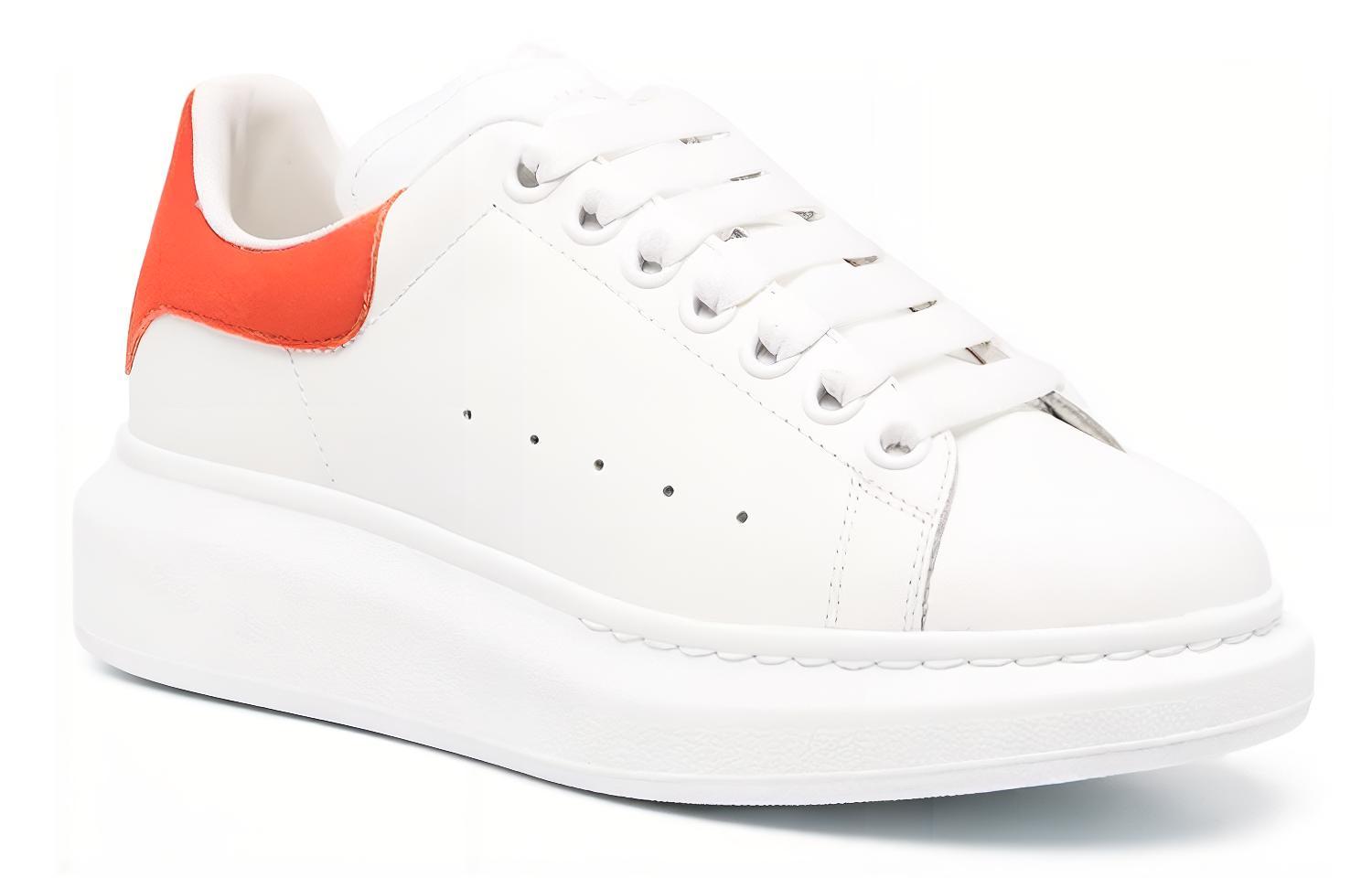 Lookbook (W) 亚历山大·麦昆 大号运动鞋 '白色丙烯橙' 553770WHGP79411