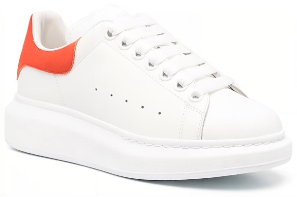 (W) 亚历山大·麦昆 大号运动鞋 '白色丙烯橙' 553770WHGP79411 Lookbook (W) 亚历山大·麦昆 大号运动鞋 '白色丙烯橙' 553770WHGP79411