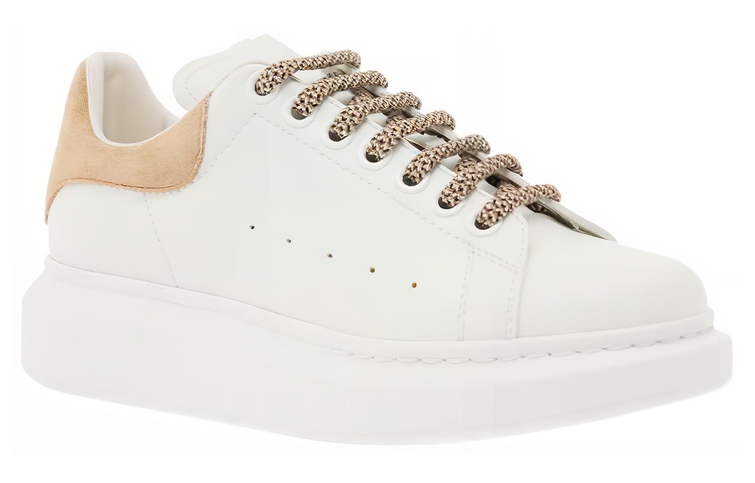 Lookbook (W) 알렉산더 맥퀸 오버사이즈 스니커즈 '화이트 카멜' 718139-WIEE5-9385