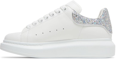 (W) アレキサンダー・マックイーン オーバーサイズスニーカー 白銀グリッター 558945-WHTQI-9413 Lookbook (W) アレキサンダー・マックイーン オーバーサイズスニーカー 白銀グリッター 558945-WHTQI-9413
