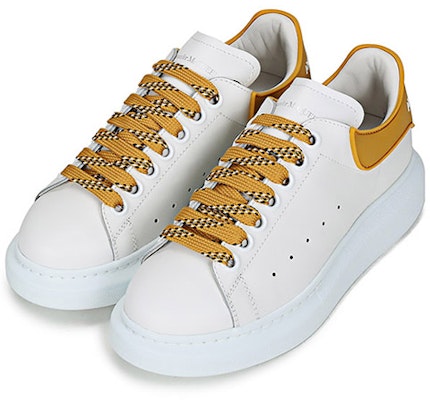 (Women) Alexander McQueen Oversized Sneaker 'White Mimosa' 621056WHXMT9718 Lookbook (Women) Alexander McQueen Oversized Sneaker 'White Mimosa' 621056WHXMT9718