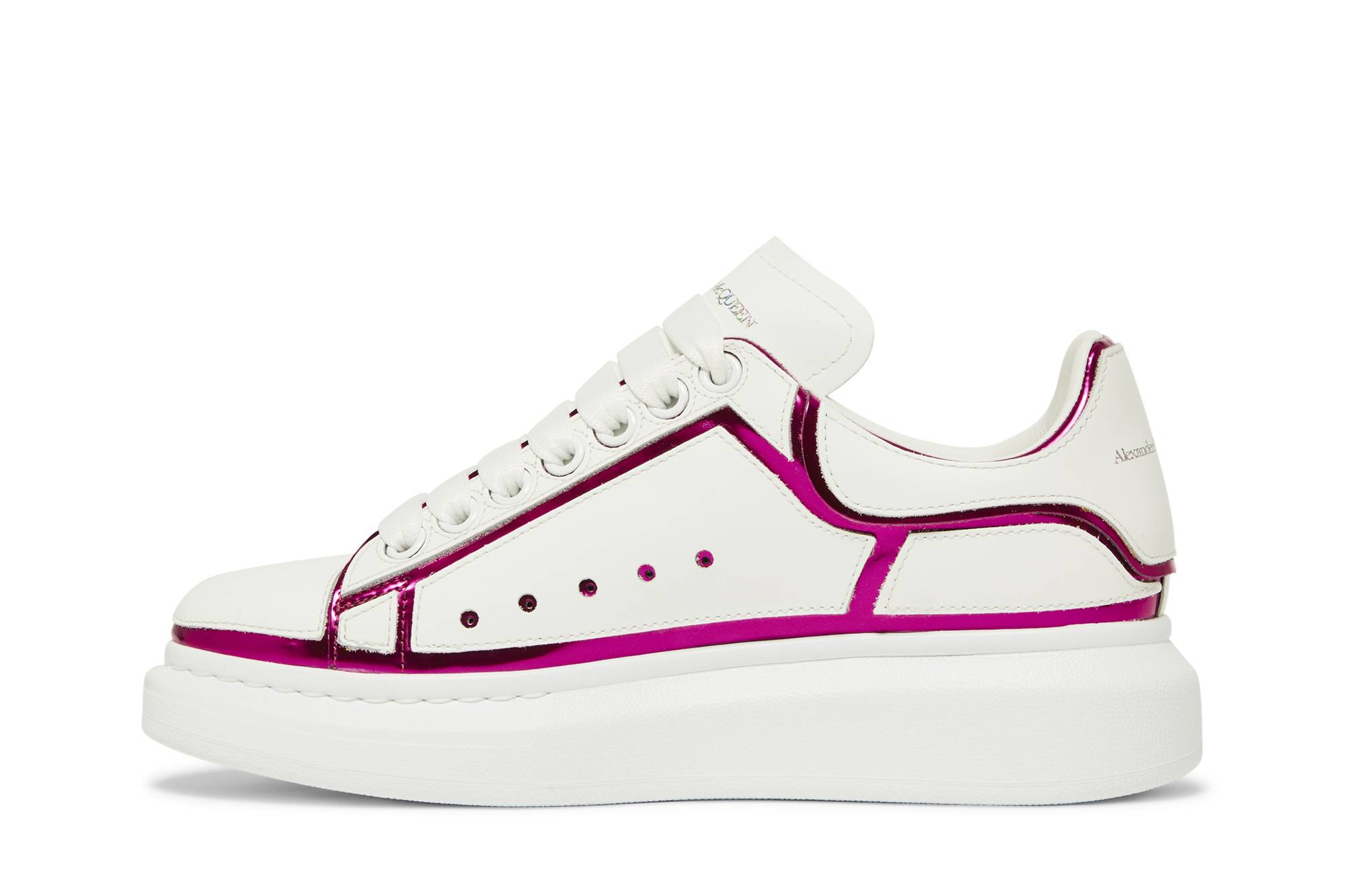 Lookbook (W) Alexander McQueen Oversized Sneaker 'Putih Pink Printer' 708750-WICGG-9993