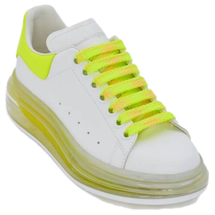 Lookbook 亞歷山大·麥昆 光滑皮革時尚板鞋 女款 白黃