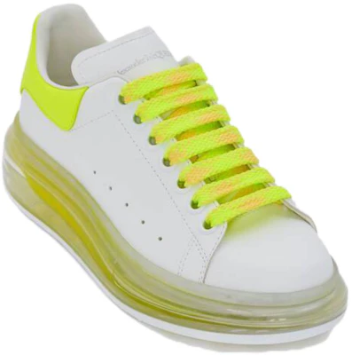 亞歷山大·麥昆 光滑皮革時尚板鞋 女款 白黃 Lookbook 亞歷山大·麥昆 光滑皮革時尚板鞋 女款 白黃