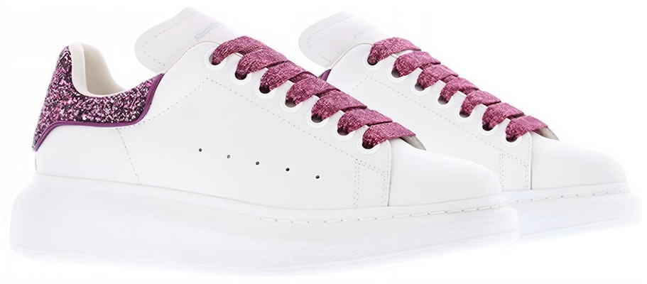 (W) Alexander McQueen Kasut Oversized 'Putih Kelip Mawar' 558945-WHTQ6-9304 Lookbook (W) Alexander McQueen Kasut Oversized 'Putih Kelip Mawar' 558945-WHTQ6-9304