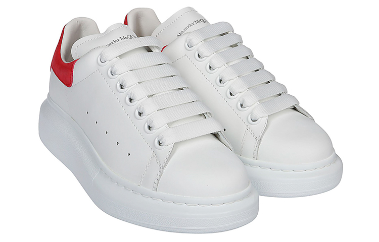 (W) Alexander McQueen Oversized Sneaker 'White Red Tail' 圖 3