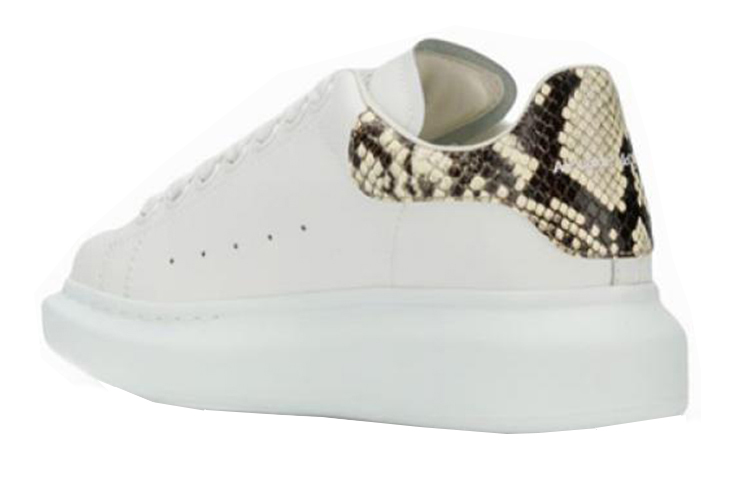 Lookbook (W) Alexander McQueen Oversized Sneaker 'Putih Python Alami' 553770-WHWKC-9306